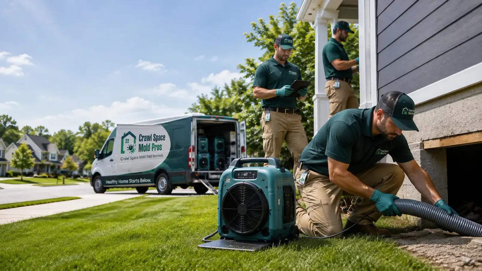 Crawl Space Mold Removal in Williamsburg, OH